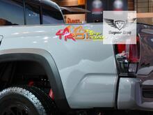 TRD Vintage Print Mountains off road PRO SPORT Tacoma Tundra FJ Cruiser sticker decal 2