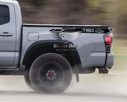 Pair of Custom TRD Casper Side Vinyl Stickers Decal fit to Tacoma 13-20