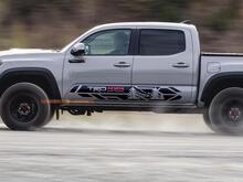 Pair of TRD 4x4 Tree Mountains Forest Side Rocker Panel Vinyl Decal Sticker for Toyota Tacoma 2016 - 2020
 2