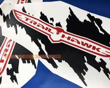 Pair of Trail Hawk Jeep Renegade Compass bed side decals stickers 2 colors 2