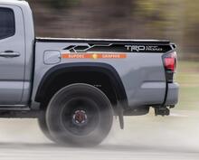 Pair of Bed Side stripe TRD Off Road Vinyl Stickers Decal fit to Tacoma 2013 - 2020 2