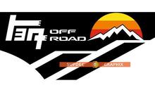 Vintage TEQ 4x4 PRO Sport Off Road Side Vinyl Stickers Decal fit to Tacoma 2013 - 2020 or Tundra 2013 - 2020 3