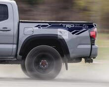 TRD Trout Edition 4x4 PRO Sport Off Road Side Vinyl Stickers Decal fit to Tacoma 2013 - 2020 or Tundra 2013 - 2020 2