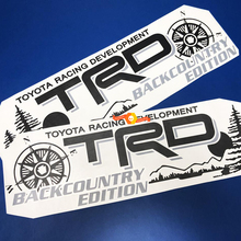 Toyota Racing Development TRD Backcountry edition 4X4 bed side Mountains Compass tree Graphic decals stickers for Tacoma 2016 - 2020 2