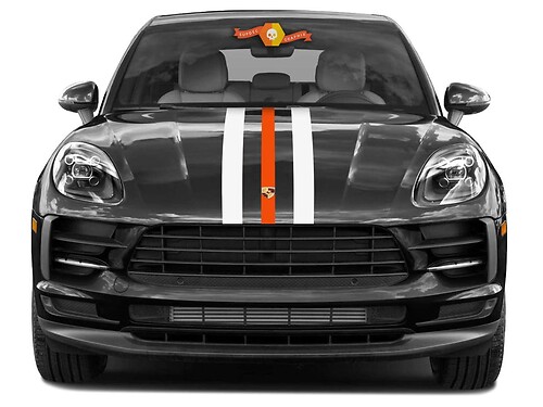 Porsche Macan Macan GTS Macan Turbo Side Stripes Decal Sticker 2014–present
