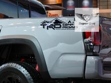 TRD 4x4 PRO Sport Off Road Camp Edition Mountains Forest Side Vinyl Stickers Decal fit to Tacoma Tundra 4Runner #2 3