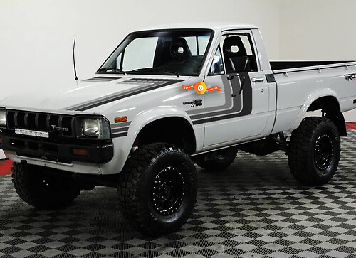 Toyota old HILUX vintage style grey shadows Graphics side Sticker Decal stripe Sticker Decal