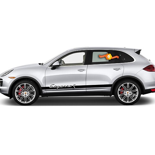 Porsche Cayenne S Side Stripes Decal Sticker 2020