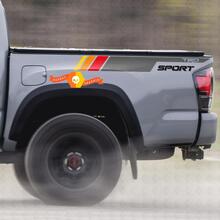 Pair TRD Sport PRO Off Road Vintage stripes for Tacoma Side Vinyl Stickers Decal fit to Toyota Tacoma 2005–2020 New 2