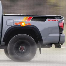 Pair TRD Sport PRO Off Road Vintage stripes for Tacoma Side Vinyl Stickers Decal fit to Toyota Tacoma 2005–2020 New 3