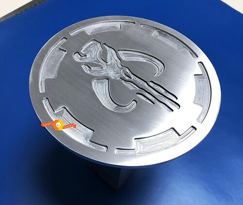 Mandalorian ALUMINIUM Trailer Hitch Cover
