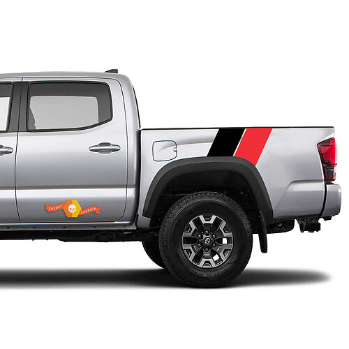 2016 2017 2018 2019 2020 Toyota Tacoma TRD Dual Off Road Side Bed Decal Graphics Sticker 