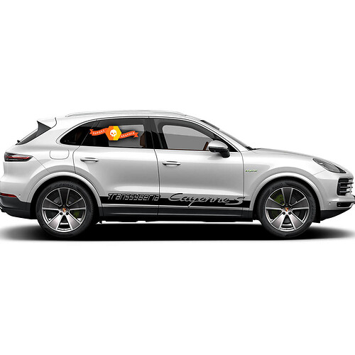 Porsche Cayenne Transsyberia Kiti ya Mstari wa Upande wa Stika ya Stika
