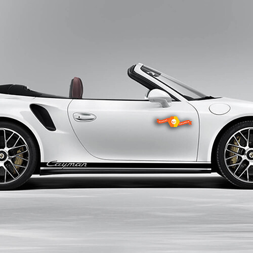  Porsche Cayman Side Stripes Kit Decal Sticker 