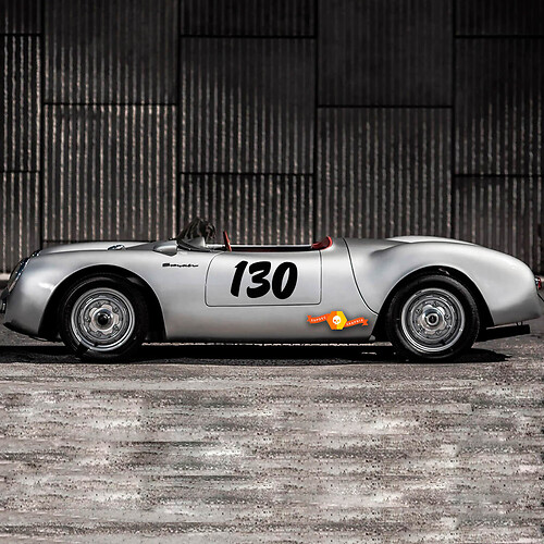 Porsche 130 Little Bastard James Dean Side Stripes Kit Decal Sticker  PORSCHE 550