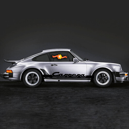 Porsche Kit Etiket Sülaleler Yan Şeritler Kit Etiket Sticker
