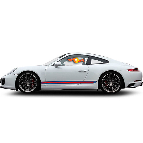 Porsche 911 Martin Side Stripes Kit Decal Sticker
