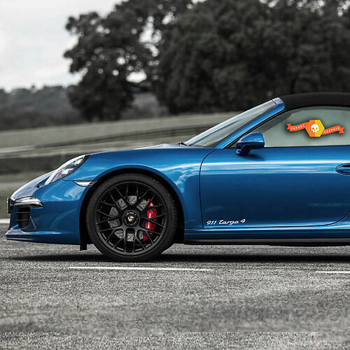 Porsche Stickers Porsche 911 Targa 4 Side Decal Sticker 