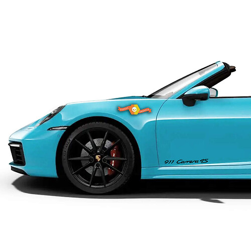 Porsche Stickers Porsche 911 Carrera 4S Side Decal Sticker
