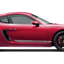 Porsche 718 Cayman T পাশের স্ট্রাইপ কিট ডিক্যাল স্টিকার
 2