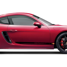 Porsche 718 Cayman T পাশের স্ট্রাইপ কিট ডিক্যাল স্টিকার
 3
