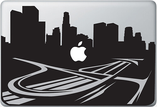 LA Skyline with Special Edition Lakers Colors