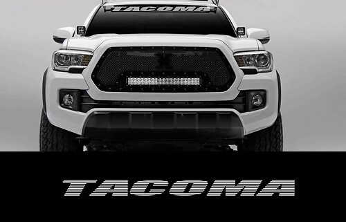 Tacoma 46 inch  Front Windshield Banner Sticker Decal Toyota Truck Off Road Sport 4X4  2wd 4wd