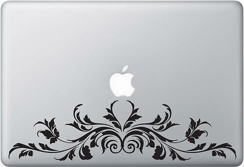 Filigree 02 Apple Macbook Decal Sticker