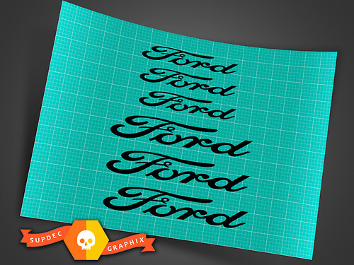 Ford Brake Caliper Decals Sticker Truck Ford Logo