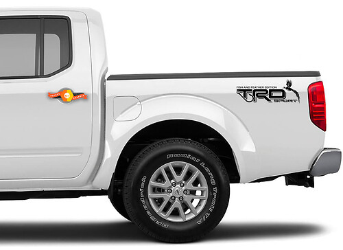Toyota Trd sport decals stickers off road 4x4 fish and feather edition fishing hunting Tacoma Tundra Racing development set of 2
