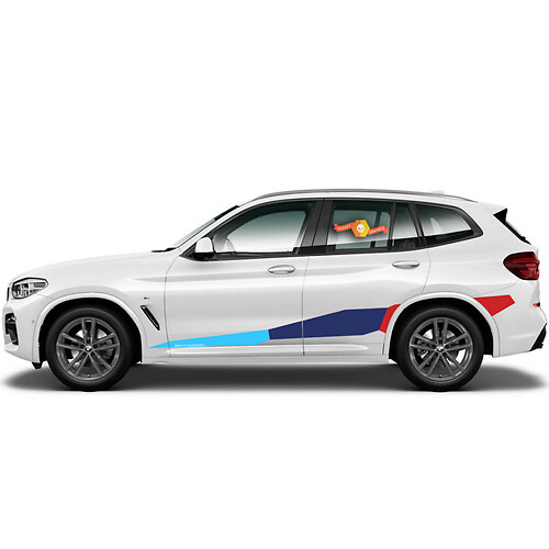 BMW M Power M Performance Huge Side New vinyl decals stickers for BMW G05 G06 X5 X6 series X5M X6M F95 F96