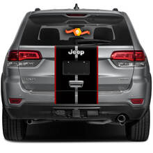 Twin Rally stripes Stripe Graphics Stickers Decals FIT All Year Jeep Grand Cherokee Including SRT SRT8 2