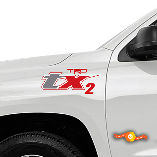 TRD TX2 for Toyota Tacoma Sticker Decals 