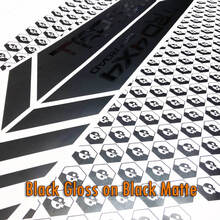 TRD 4x4 OFF ROAD Black Matte and Black Gloss Side Vinyl Stickers Decal fit to Tacoma 2013 - 2020 or Tundra 2013 - 2020
 3