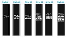 Dodge Ram Truck R/T HEMI 2 BEDSTRIPE BED STRIPE KIT Vinyl Sticker Decal 2