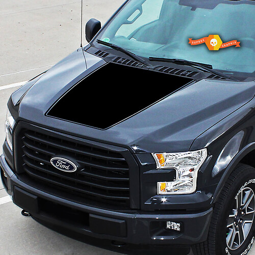 Fits Ford F-150 Small Trim Center Hood Graphics Stripes Vinyl Decals Truck Stickers 15-20
