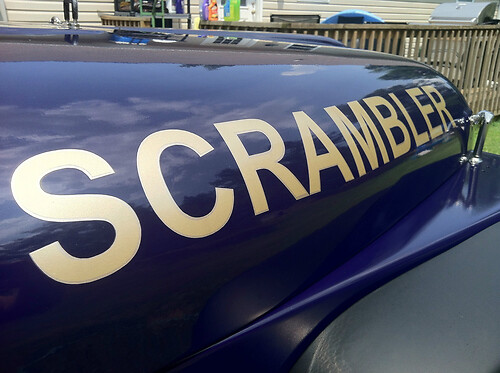 2 SCRAMBLER Jeep Wrangler Rubicon CJ TJ YK JK XJ Vinyl Sticker