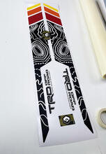 Pair TRD Sport PRO Off Road Vintage Colors Topographic Map Contour Lines stripes for Tacoma Side Vinyl Stickers Decal fit to Toyota Tacoma 2005–2020
 2