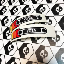 Pair TRD YOTA Vintage Sunset Retro Old Style Vinyl Stickers Decal fit to Toyota FJ Cruiser 2