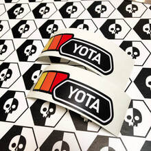 Pair TRD YOTA Vintage Sunset Retro Old Style Vinyl Stickers Decal fit to Toyota Tacoma 2