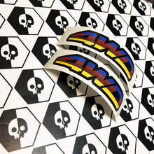 Pair 4WD TEQ Vintage Sunset Retro Old Style Vinyl Stickers Decal fit to Toyota 4Runner Tacoma FJ Cruiser 2