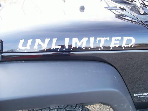 2 Unlimited Jeep Wrangler Rubicon Vinyl Sticker Decals