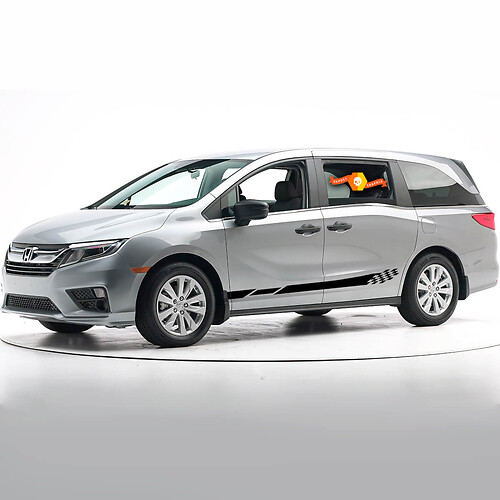 2X Multiple Car Decal Graphic Sticker Side Stripe Kit For Honda Odyssey