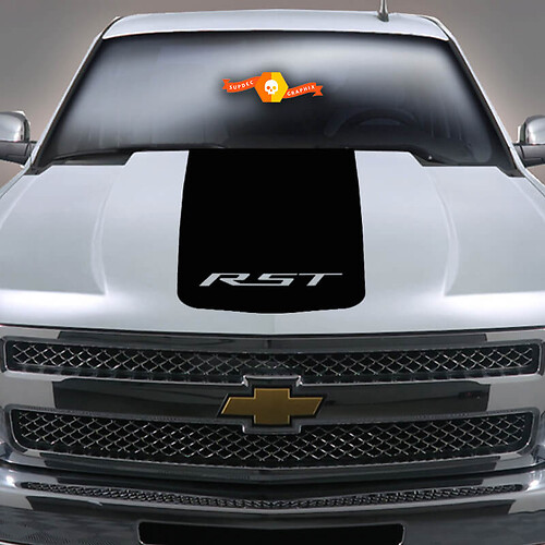 2019 2020 Chevy Silverado 1500 RST Hood Decal Sticker