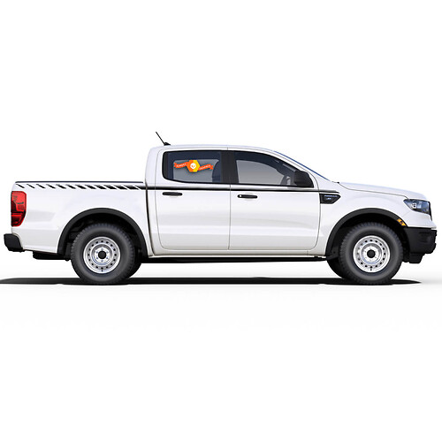 2X UpRoar Stripe Fits 2019 - 2020 Ford Ranger Graphic Sticker Decal