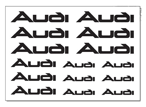 AUDI Brake Caliper Decals Stickers TT A3 A4 A5 A6 Q5 S-line Quat
