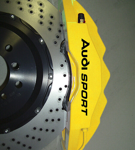 AUDI Sport Premium Brake Caliper Decals Stickers TT S3 S4 S6 Q5
