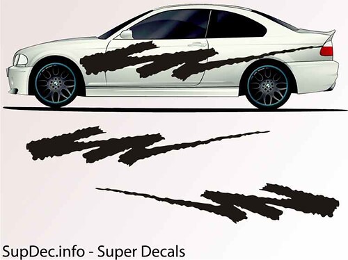 Vinyl Auto Body Graphics EXTERIOR OUTSIDE Decal sticker B706