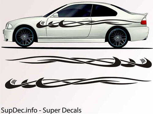 Vinyl Auto Body Graphics EXTERIOR OUTSIDE Decal sticker B727
