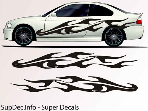 Vinyl Auto Body Graphics EXTERIOR OUTSIDE Decal sticker B735